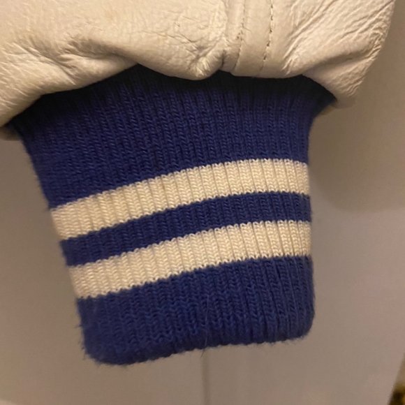 Retro Leather and Melton School Jacket - Picture 5 of 6